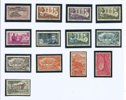 A.E.F 13 Timbres Neufs Avec Charniére. N° Y&T 18.33.34.36.37.54.77.208.209.210.214.218.238 - Verzamelingen (zonder Album)