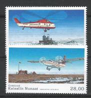 Groënland 2013, N°627/628 Neufs, Aviation - Unused Stamps