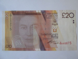 Gibraltar 20 Pounds 2011 Banknote Good Conditions See Pictures - Gibraltar