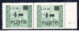 Istria Litorale Sloveno Segnatasse Porto 1 Lira Varietà - Local And Autonomous Issues