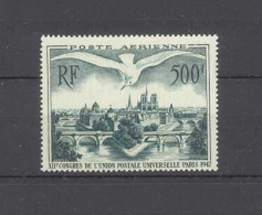 POSTE AERIENNE - Yvert N° 20 - XII° Congrès De L' Union Postale Universelle - Paris 1947 - Neuf Sans Trace De Charnière - 1927-1959 Nuovi