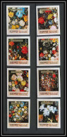 Manama - 3092a/ N°361/368 B Christmas 1971 Fleurs Flowers Tableaux Paintings ** MNH Non Dentelé Imperf - Manama