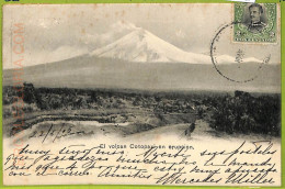 Af2427 - ECUADOR - Vintage Postcard - El Volcan Cotopaxi En Erupoion - 1905 - Equateur