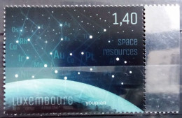 Luxembourg 2019, Space, MNH Unusual Single Stamp - Nuovi