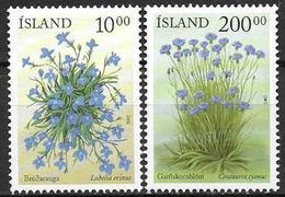 Islande 2002 N°945/946 Neufs** Fleurs D'été - Ongebruikt