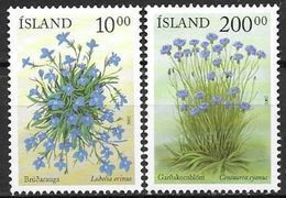 Islande 2002 N°945/946 Neufs** Fleurs D'été - Ungebraucht