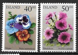 Islande 2000 N°895/896 Neufs** Flore Fleurs D'été - Neufs