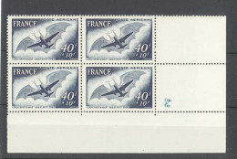 POSTE AERIENNE - Yvert N° 23 -  Bloc De 4 Avec Bords De Feuille - Centenaire ADER - Avec  Gomme Sans Trace De Charnière - 1927-1959 Nuevos