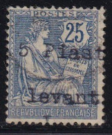 LEVANT - 5 Piastres Sur 25 C. Mouchon De France Oblitéré FAUX Non Référencé - Used Stamps