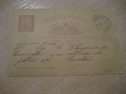 BARREIRO ? 1892 To Lisboa Cancel Bilhete Postal Stationery Card PORTUGAL - Cartas & Documentos