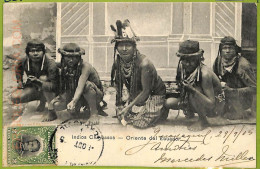 Af2441 - ECUADOR - Vintage Postcard - Indios Chihuasos - 1903 - Ecuador