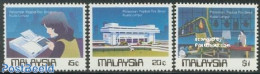 Malaysia 1984 New Post Office 3v, Mint NH, Post - Poste