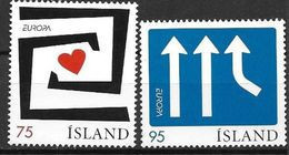 Islande 2006 N°1056/1057 Neufs** Europa L'intégration - Nuovi