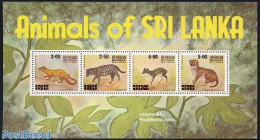 Sri Lanka (Ceylon) 1981 Animals S/s, Mint NH, Nature - Animals (others & Mixed) - Cat Family - Sri Lanka (Ceylan) (1948-...)