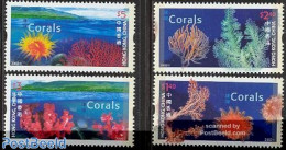 Hong Kong 2002 Corals, Joint Issue With Canada 4v, Mint NH, Nature - Various - Joint Issues - Neufs
