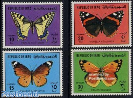 Iraq 1980 Butterflies 4v, Mint NH, Nature - Butterflies - Iraq