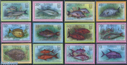 Tuvalu 1997 Definitives, Fish 12v, Mint NH, Nature - Fish - Fishes