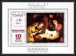 Manama - 3402a/ N°35 G Tableau (Painting) 1969  Van Honthorst Deluxe Miniature Sheet Neuf ** MNH - Manama