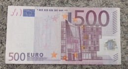 European Union  500 Euro Banknote 2002 Rare X0 Series Germany 500€ 2002 - 500 Euro