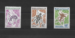 TAAF - Série Insectes 1971 : Timbres 40-41-42 Neufs ** - Ongebruikt