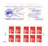 Carnet Luquet YT 3085a-C5 B Sans Phospho + RGR-2 + Repère Rouge. Rare, Voir Le Scan. Maury N° 528 II C >> 80 €. - Booklets