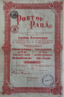 Port Of Para - Warrant To Bearer For 1 Ordinary Share - 1906 (Portland USA) - Andere & Zonder Classificatie