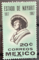 Mexico 1967, 50th Anniversary Of The Founding Of The Mexican State Of Nayarit, MNH Single Stamp - Mexico