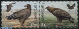 Azerbaijan 2016 Eagles 2v [:], Joint Issue Belarus, Mint NH, Nature - Various - Birds - Birds Of Prey - Joint Issues - Gemeinschaftsausgaben