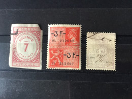 Belgique Fiscaux Et Affiche - Postzegels
