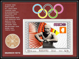 Manama - 3474/ Bloc N°33 A Boxe Boxing Jeux Olympiques (olympic Games) MEXICO 1968 Neuf ** MNH - Boxeo