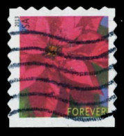 Etats-Unis / United States (Scott No.4821 - Poinsettia) (o) P3 - ATM - Used Stamps
