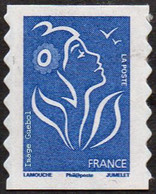 France Marianne De Lamouche Autoadhésif ** N°  147 Au Modèle 4127 - TVP (Phil@poste)  Bleu - 2004-2008 Maríanne De Lamouche