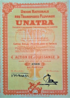 Union Nationale Des Transports Fluviaux  - Unatra - Société Congolaise - 1936 - Leopoldville - Afrika