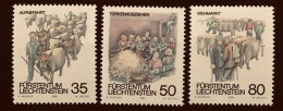 Liechtenstein 1989 Yt 912 A 914 ** - Unused Stamps