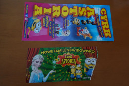 Entrance Ticket Plus Leaflet From Astoria Circus In Szczecin Stettin Stettino - CIRCUS 2024 - Eintrittskarte - Otros & Sin Clasificación