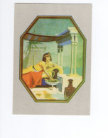 Chromo Cléopatre L'Aspic Egypte Egypt TB 95 X 65 Mm Pub: Blécao Didactique Au Dos - Otros & Sin Clasificación