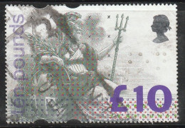 GRANDE BRETAGNE - N°1664 Obl (1993) Britannia : 10£ - Used Stamps