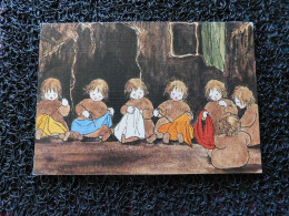 Elsa Beskow-Kort "De Wortelkindertjes / Les Enfants Racines 3", Enfants Font De La Couture    (X20) - Altri & Non Classificati