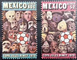 Mexico 1970, Football World Cup In Mexico City, MNH Stamps Set - Mexiko