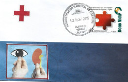 URUGUAY. Journée Du Don D'organes Et De Tissus . Lettre Montevideo - Red Cross