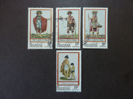 POLYNESIE FRANCAISE, Année 1983-84, MARQUISIENS ANCIENS, YT N° 202-203-204 + 218 , Oblitérés - Usados