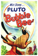 Pluto Bubble Bee Walt Disney 2021 Unused Postcard. Publisher Chronicle Books, Disney Enterprises - Disneyworld