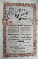 2x The Argentine Railway Company - Warrant To Bearer For 1 Common Share - Mijnen