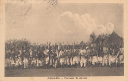 CO770 - ERITREA - Cartolina Fotografica Del 1919 Da Asmara A Roma Con Cent 10 Rosso- Soggetti Africani - - Erythrée