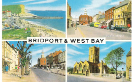 SCENES FROM BRIDPORT AND WEST BAY, DORSET, ENGLAND. UNUSED POSTCARD Mm6 - Other & Unclassified