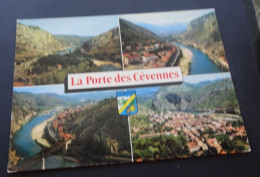 Anduze, "La Porte Des Cévennes" Vue D'avion - Editions "SL", Villeurbanne - Anduze