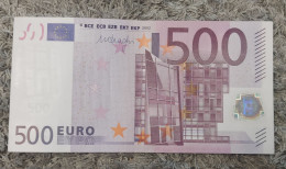 European Union  500 Euro Banknote 2002 Rare N Series Austria 500€ 2002 - 500 Euro