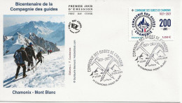 CHAMONIX - N° 5490 - FDC - 200 Ans De La Compagnie Des Guides Du 21.05.2021 - 2020-…