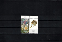 Slovenia / Slowenien 2000 Meteorology Stamp+label (Meteorology Satellite) Postfrisch / MNH - Slovénie