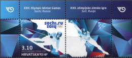 CROATIA - 2014 - BLOCK MNH ** - XXII Olympic Winter Games - Sochi, Russia - Croatie
